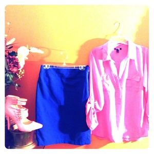 Shirt and skirt together